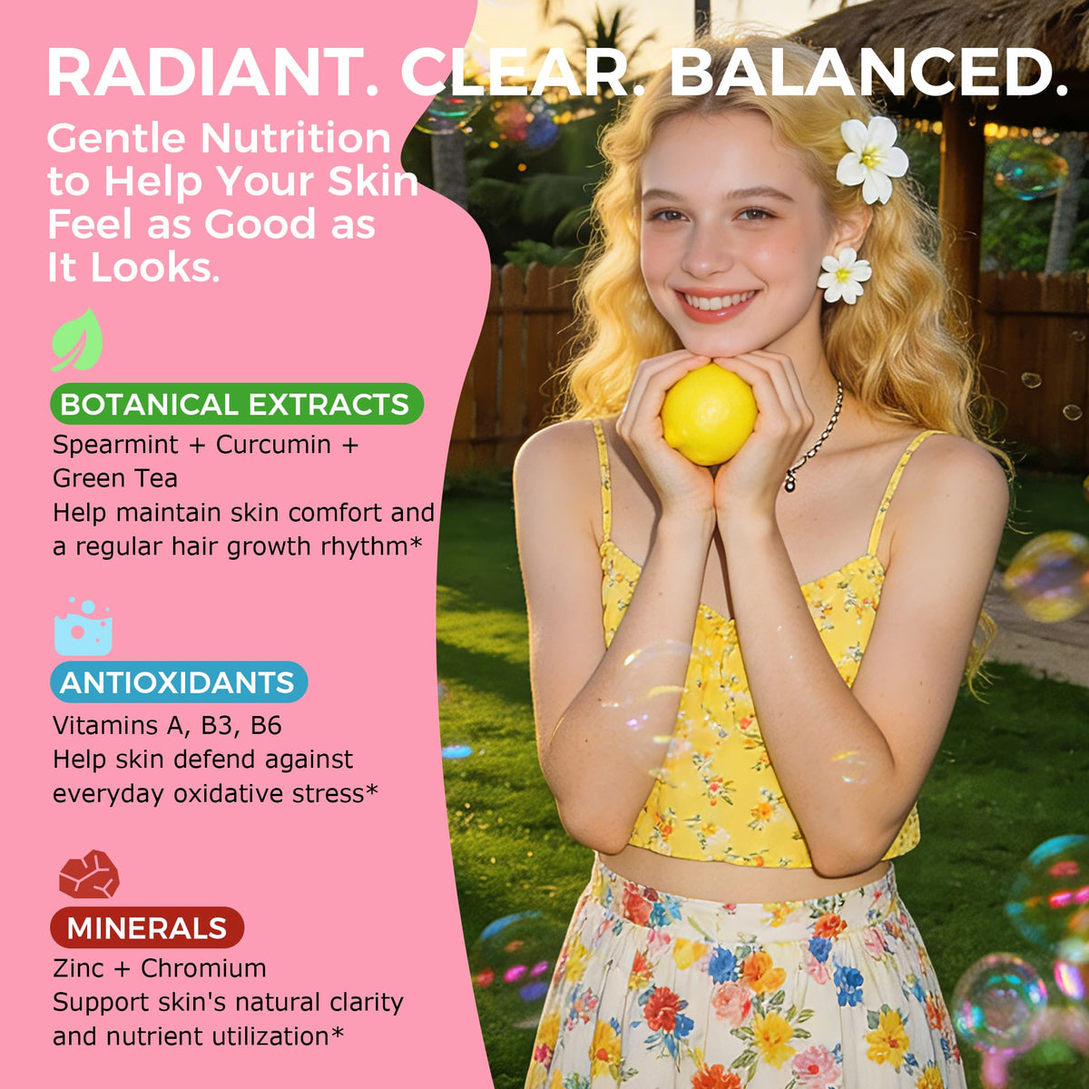 Spearmint Gummies for Women & Teen Girls — packaging detail (5)